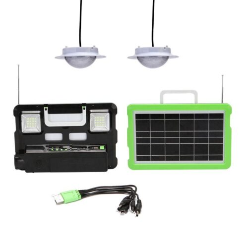 Outdoor portable all-in-one small system solar light multi-function portable lighting MP3 radio garden light1 Wholesale Dubai UAE