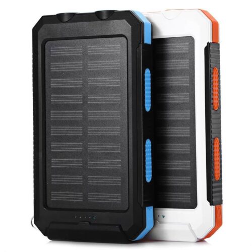Solar power bank waterproof mini 10000 mAh ultra-thin outdoor large capacity power bank with customized logo2 Wholesale Dubai UAE