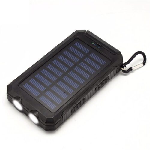Solar power bank waterproof mini 10000 mAh ultra-thin outdoor large capacity power bank with customized logo4 Wholesale Dubai UAE
