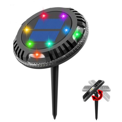 Solar underground lights plastic garden decorative ground lights outdoor waterproof lawn landscape underground lights Wholesale Dubai UAE