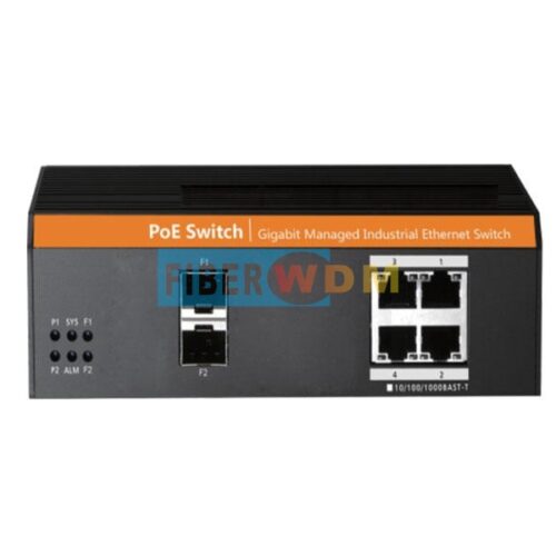 2-Optical 4-Electric POE Gigabit Industrial Switch FW104GPS-2F Wholesale Supplier Dubai UAE