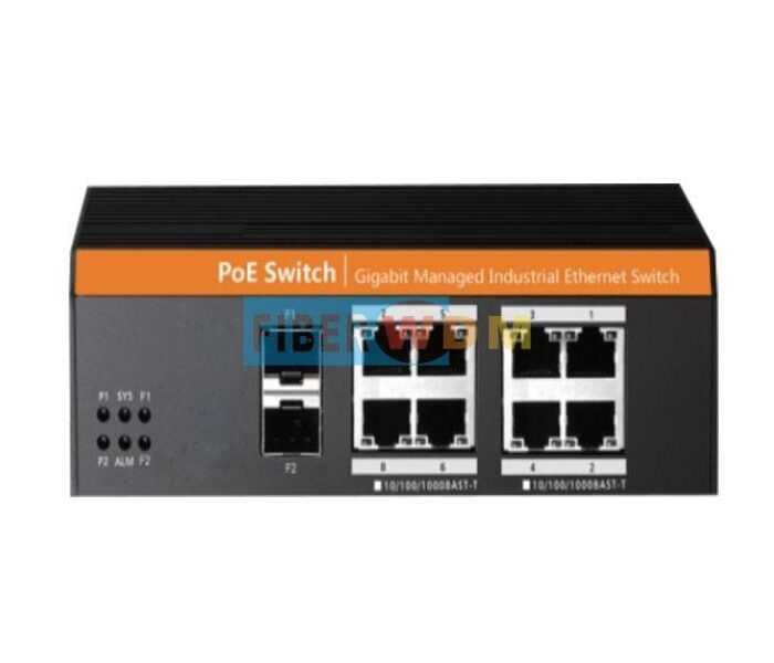 2-Optical 8-Electric Ethernet Gigabit Industrial Switch FW108GS-2F Wholesale Supplier Dubai UAE