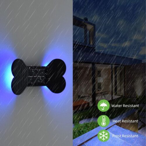 2022 New Solar Light Outdoor Courtyard Wall Lamp Landscape Decoration Garden Villa Waterproof Yard Night Light1