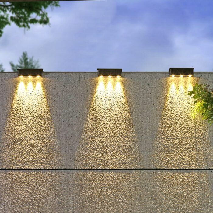 2023 New Solar Wall Lamp Outdoor Waterproof Garden Villa Fence Home Courtyard Atmosphere Fence Wall Lamp - Tradedubai.ae Wholesale B2B Market