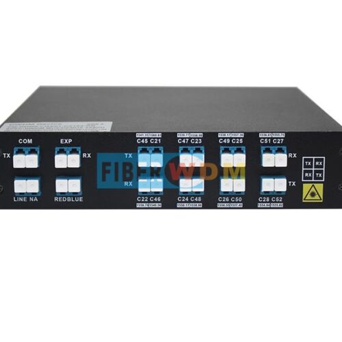 Single Fiber 8CH DWDM MUX DEMUX With RB Filter, Plug-In LGX Box, 2-Slot 1U Rack - Wholesale Suppliers Dubai UAE