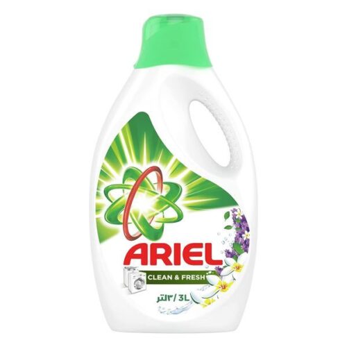 Ariels Fresh Clean Laundry Liquid Efficient Cleaning Power 3Ltr – Wholesale Supplier Dubai UAE