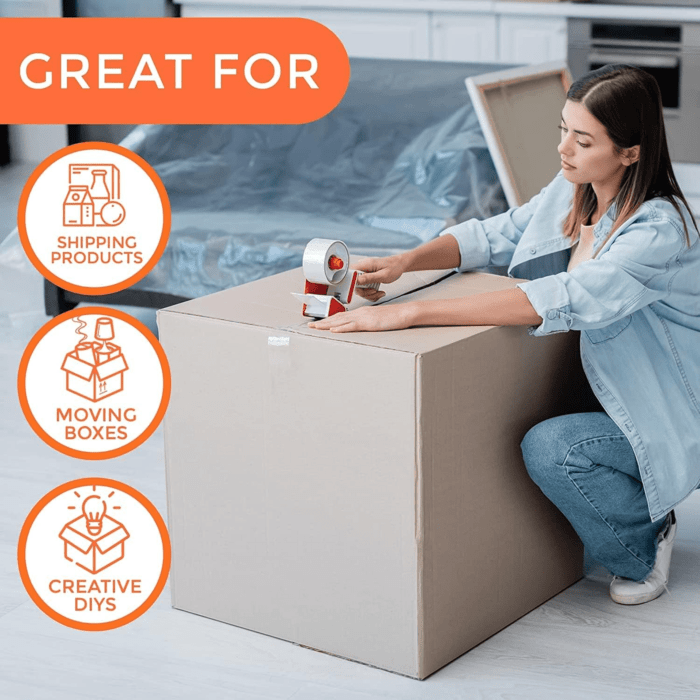 BOPP Clear Tape – Crystal Clear Transparency – Refill Roll for Effortless Packing - Wholesale Tape and packing Material Supplier Dubai UAE - Tradedubai.ae Wholesale B2B Market