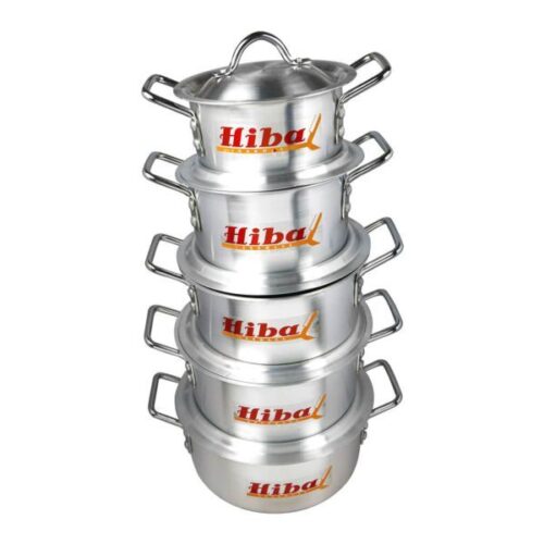 Buy Best Quality Aluminium Cooking Pot Sets with Cover - Cookware Wholesale Dubai UAE
