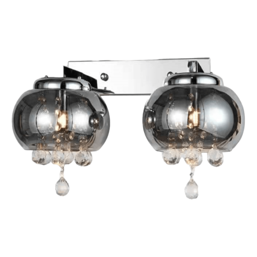 Chrome Color E14-2 Lamp Decorative Chandelier Light - Elegant Design and Bright Illumination - Wholesale Lighting Dealers and wholesale suppliers in Dubai UAE