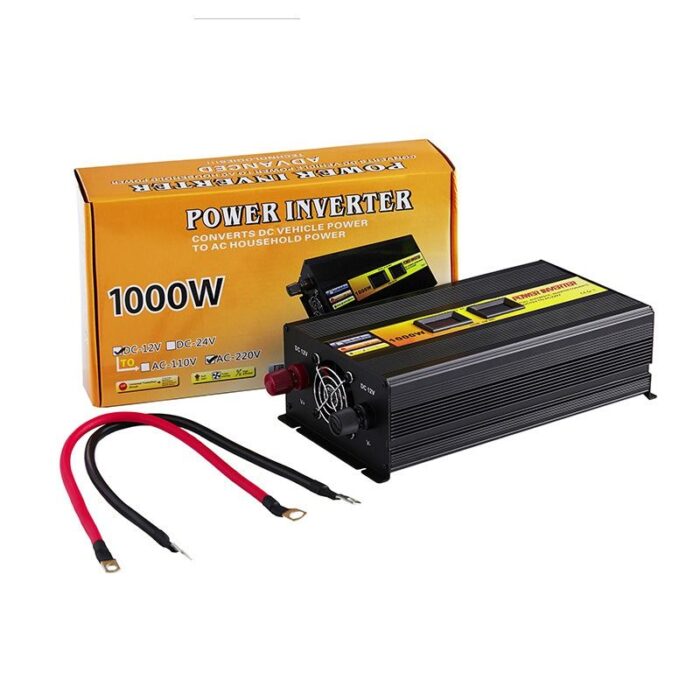 Correction wave inverter 12V to 220V high power 1000W high frequency car inverter outdoor inverter wholesale – Wholesale Solar Products and Solar Lights Supplier Dubai UAE - Tradedubai.ae Wholesale B2B Market