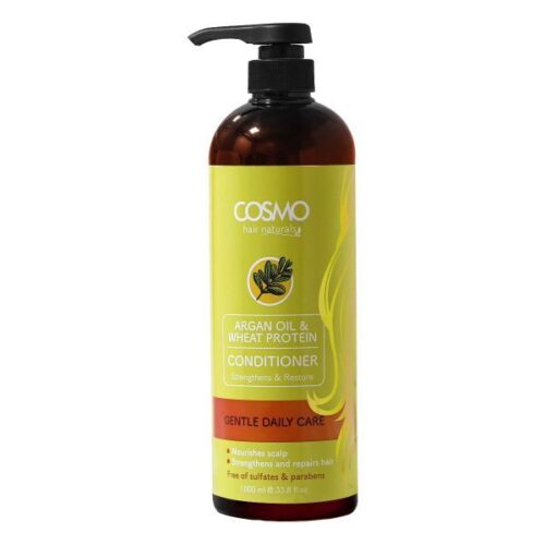 Cosmo Argan Oil Wheat Protein Gentle Daily Care Conditioner 1000Ml - Wholesale Suppliers Dubai UAE