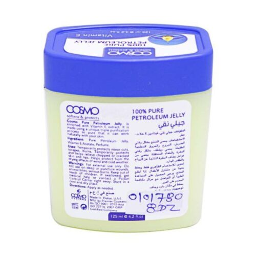 Cosmo Skin Protectant Petroleum Jelly Enriched with Vitamin E 125Ml Wholesale Supplier Dubai UAE - Tradedubai.ae Wholesale B2B Market Cosmo Skin Protectant Petroleum Jelly Enriched with Vitamin E 125Ml Wholesale Supplier Dubai UAE - Tradedubai.ae Wholesale B2B Market
