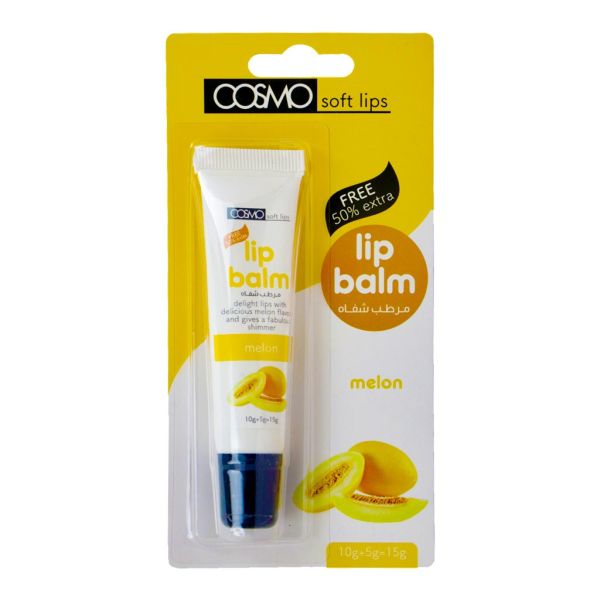 Cosmo Soft Lip Balm Enriched with Delicious Melon 15Gm – Wholesale Personal Care and Beauty Products Supplier Dubai UAE