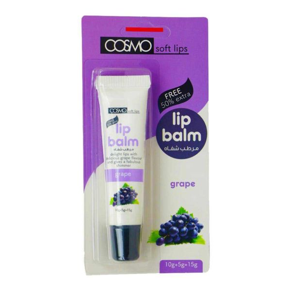 Cosmo Soft Lips Grape Enriched Lip Balm 15Gm Wholesale Supplier Dubai UAE