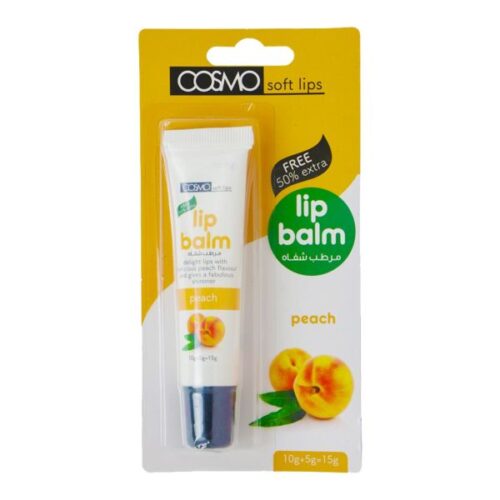 Cosmo Soft Lips Peach Enriched Lip Balm 15Gm – Wholesale Personal Care and Beauty Products Supplier Dubai UAE - Tradedubai.ae Wholesale B2B Market