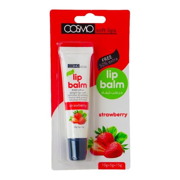 Cosmo Soft Lips Strawberry Enriched Lip Balm 15Gm – Wholesale Personal Care and Beauty Products Supplier Dubai UAE
