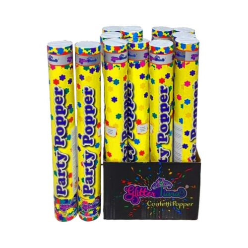 Crafted with Flower Design Multi-color Paper Bits Party Popper  – Wholesale Products Supplier Dubai UAE
