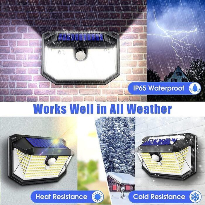 Cross-border hot product solar human body sensor light courtyard garage road villa 178LED outdoor solar wall light - Tradedubai.ae Wholesale B2B Market