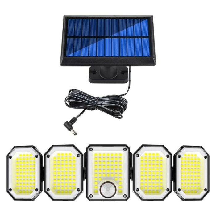 Cross-border new 5-head solar light outdoor garden light human body LED sensor light home wall solar wall light – Wholesale Solar Products and Solar Lights Supplier Dubai UAE - Tradedubai.ae Wholesale B2B Market