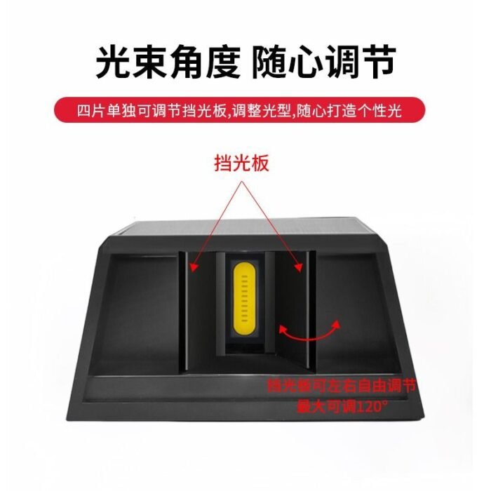 Cross-border solar wall light outdoor courtyard garden decoration wall washer light up and down adjustable light atmosphere landscape light – Wholesale Solar Products and Solar Lights Supplier Dubai UAE - Tradedubai.ae Wholesale B2B Market
