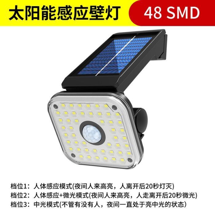 Customized new solar lamp outdoor waterproof courtyard wall lamp human body induction villa garden road lighting – Wholesale Solar Products and Solar Lights Supplier Dubai UAE - Tradedubai.ae Wholesale B2B Market