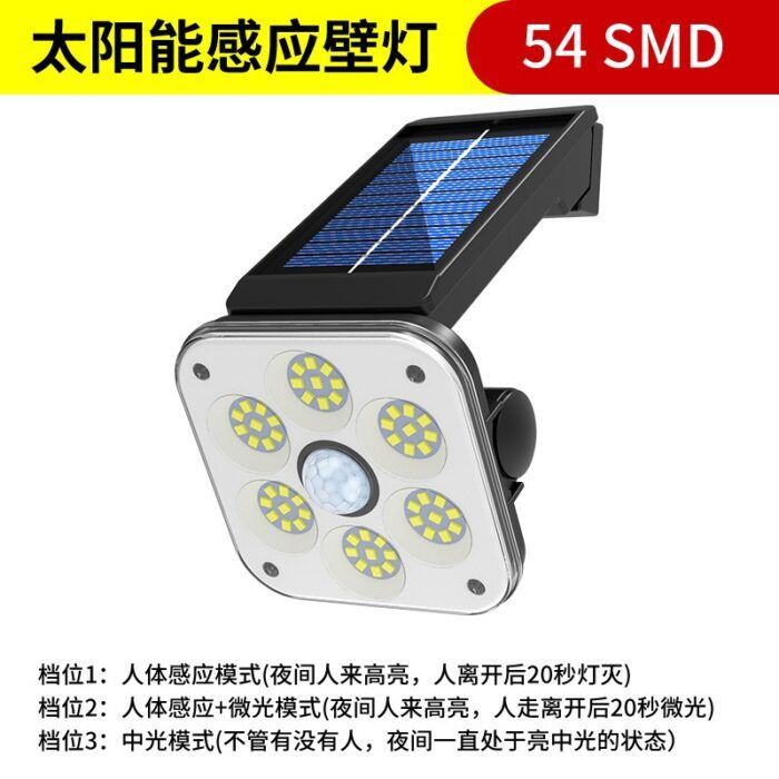 Customized new solar lamp outdoor waterproof courtyard wall lamp human body induction villa garden road lighting – Wholesale Solar Products and Solar Lights Supplier Dubai UAE - Tradedubai.ae Wholesale B2B Market