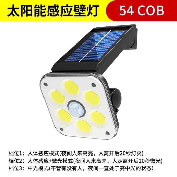 Customized new solar lamp outdoor waterproof courtyard wall lamp human body induction villa garden road lighting – Wholesale Solar Products and Solar Lights Supplier Dubai UAE - Tradedubai.ae Wholesale B2B Market