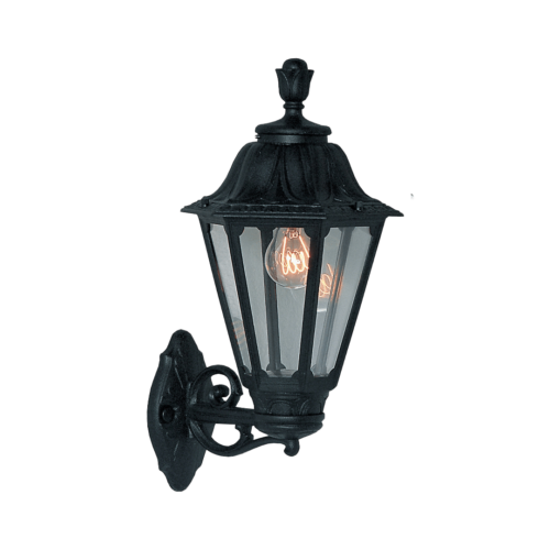 Fumagalli Bisso-Rut Wall Clear E27 Black Without Lamp - Wholesale Lighting Dealers and wholesale suppliers in Dubai UAE
