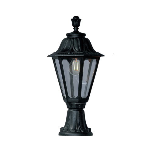 Fumagalli Minilot-Rut Stand Clear E27 Black Without Lamp - Wholesale Lighting Dealers and wholesale suppliers in Dubai UAE