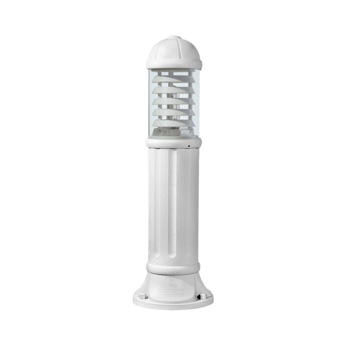 Fumagalli Sauro Bollard 800mm Resin Louvre White Without Lamp - Wholesale Lighting Dealers and wholesale suppliers in Dubai UAE