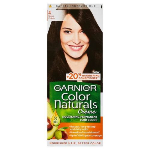 Garnier Color Naturals Brown 4 Chatain Nourishing Hair Color - Wholesale Suppliers Dubai UAE
