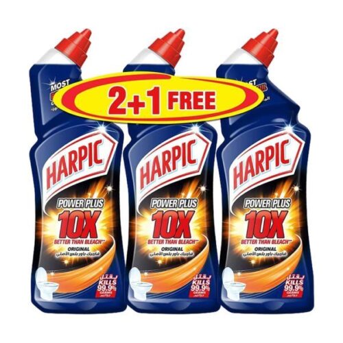 Harpic Power Plus Toilet Cleaner Offer Pack– Wholesale Household Disinfection Cleaning Product Supplier Dubai UAE