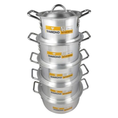 High-Quality Aluminum Cooking Pot Set - Cookware Wholesale Dubai UAE