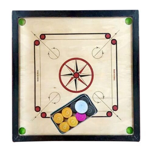 Highly Smooth Playing Indoor Outdoor Wooden Carrom Board 30x30 – Wholesale Supplier Dubai UAE