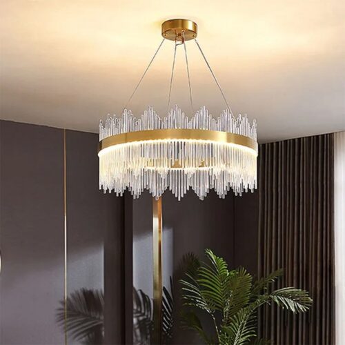 Indoor Modern Chandelier Gold Finish- Elegance Illuminated - Wholesale Lighting Dealers and wholesale suppliers in Dubai UAE - Tradedubai.ae Wholesale B2B Market