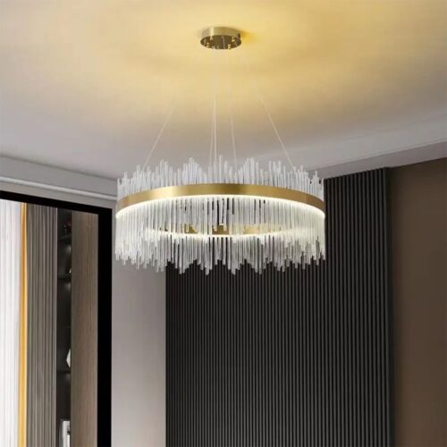 Indoor Modern Chandelier Gold Finish- Elegance Illuminated - Wholesale Lighting Dealers and wholesale suppliers in Dubai UAE - Tradedubai.ae Wholesale B2B Market