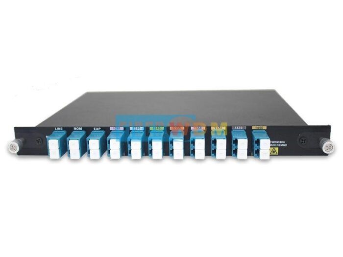 Dual Fiber 8CH 1270-1450nm（Skip 1390/1410nm） CWDM MUX DEMUX With Monitor And EXP , LC/UPC, Plug-In LGX Box - Wholesale Suppliers Dubai UAE - Tradedubai.ae Wholesale B2B Market