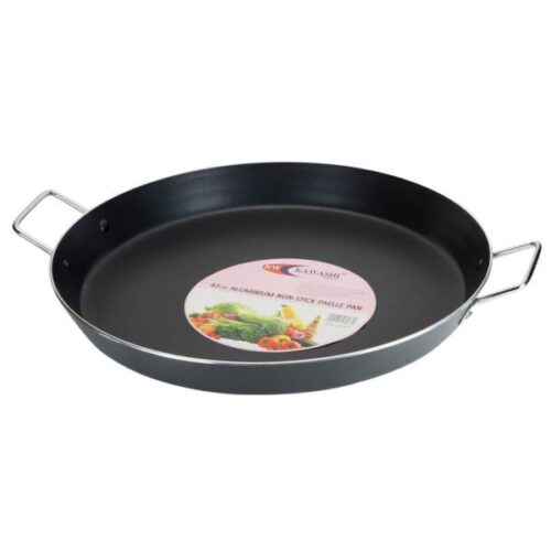 Kawashi High-Quality Aluminium Non-Stick Paella Pan Size-42Cm - Cookware Wholesale Dubai UAE - Tradedubai.ae Wholesale B2B Market Kawashi High-Quality Aluminium Non-Stick Paella Pan Size-42Cm - Cookware Wholesale Dubai UAE - Tradedubai.ae Wholesale B2B Market