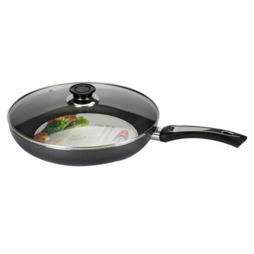 Kawashis Aluminium Non-Stick Opera Fry Pan With Glass Lid 22Cm - Cookware Wholesale Dubai UAE