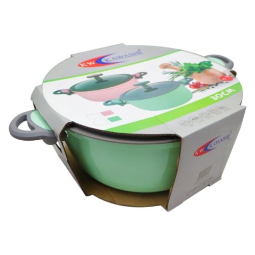 Kawashis Ceramic Casserole with Glass Lid Size-30Cm - Cookware Wholesale Dubai UAE