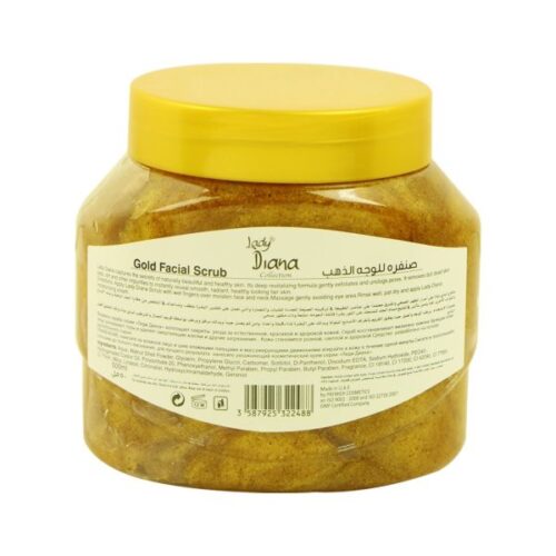 Lady Diana Collectionss Gold Facial Scrub 500Ml– Wholesale Personal Care and Beauty Products Supplier Dubai UAE - Tradedubai.ae Wholesale B2B Market