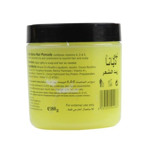 Lady Diana Herbal Care Hair Pomade with Vitamin A D E 180Gm - Wholesale Suppliers Dubai UAE - Tradedubai.ae Wholesale B2B Market
