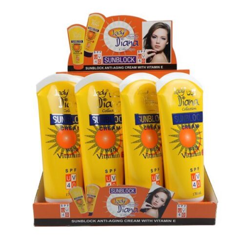 Lady Diana Herbal Collection Anti-Aging Sunblock Cream SPF UV 40 170Ml Wholesale Supplier Dubai UAE - Tradedubai.ae Wholesale B2B Market Lady Diana Herbal Collection Anti-Aging Sunblock Cream SPF UV 40 170Ml Wholesale Supplier Dubai UAE - Tradedubai.ae Wholesale B2B Market