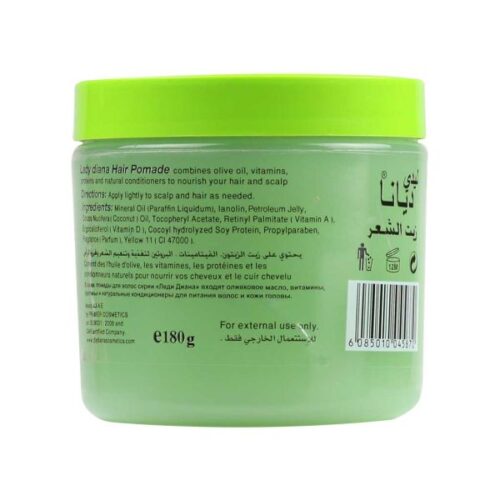 Lady Diana Herbal Collections Hair Pomade Extract with Olive Oil 180Gm- Wholesale Hair conditioner Suppliers Dubai UAE - Tradedubai.ae Wholesale B2B Market