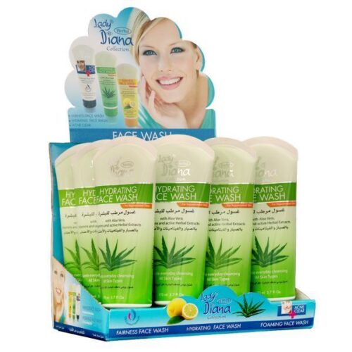 Lady Diana Herbal Extracts Aloe Vera Face Wash 170Ml Wholesale Supplier Dubai UAE