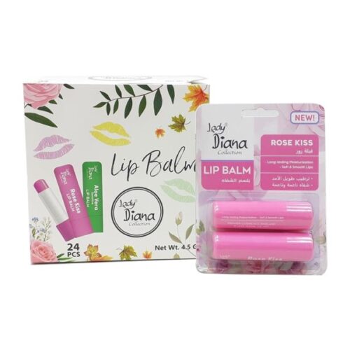 Lady Diana Naturally Moisturizing Rose Kiss Lip Balm Wholesale Supplier Dubai UAE