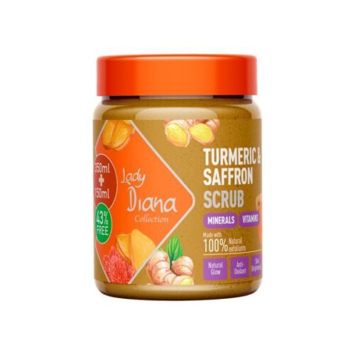 Lady Diana Turmeric Saffron Scrub 500Ml – Wholesale Personal Care and Beauty Products Supplier Dubai UAE