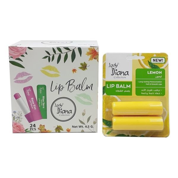 Lady Dianas Natural Lemon Extracted Moisturizing Lip Balm Wholesale Supplier Dubai UAE - Tradedubai.ae Wholesale B2B Market