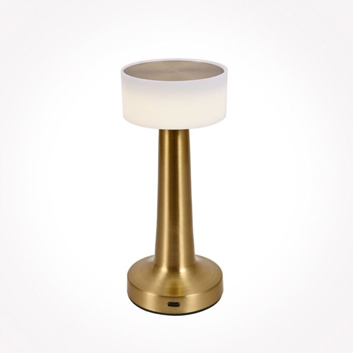 Metal USB Charging Desk Portable Lamp in Gold - Elegant and Functional - Wholesale Lighting Dealers and wholesale suppliers in Dubai UAE