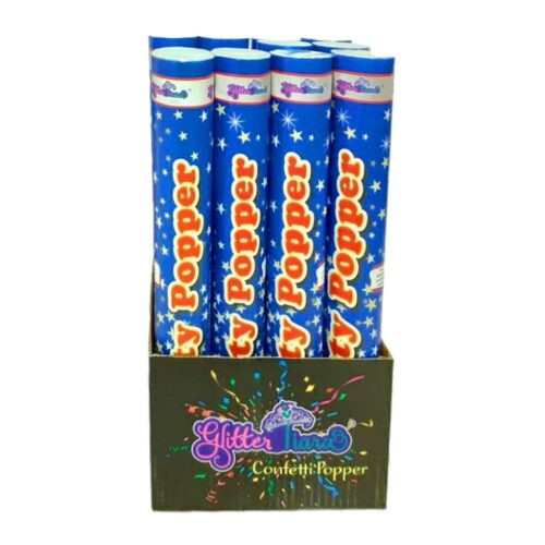 Metallic Stars Sparkling Confetti Popper 40Cm Set of 12 Pieces  – Wholesale Products Supplier Dubai UAE